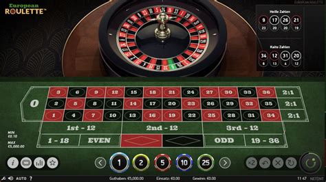 European Roulette KOSTENLOS spielen .